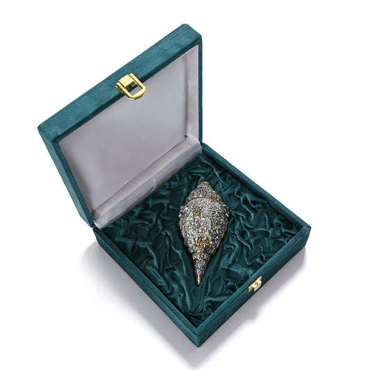 999 Silver Ganesh Shankh Gift Box