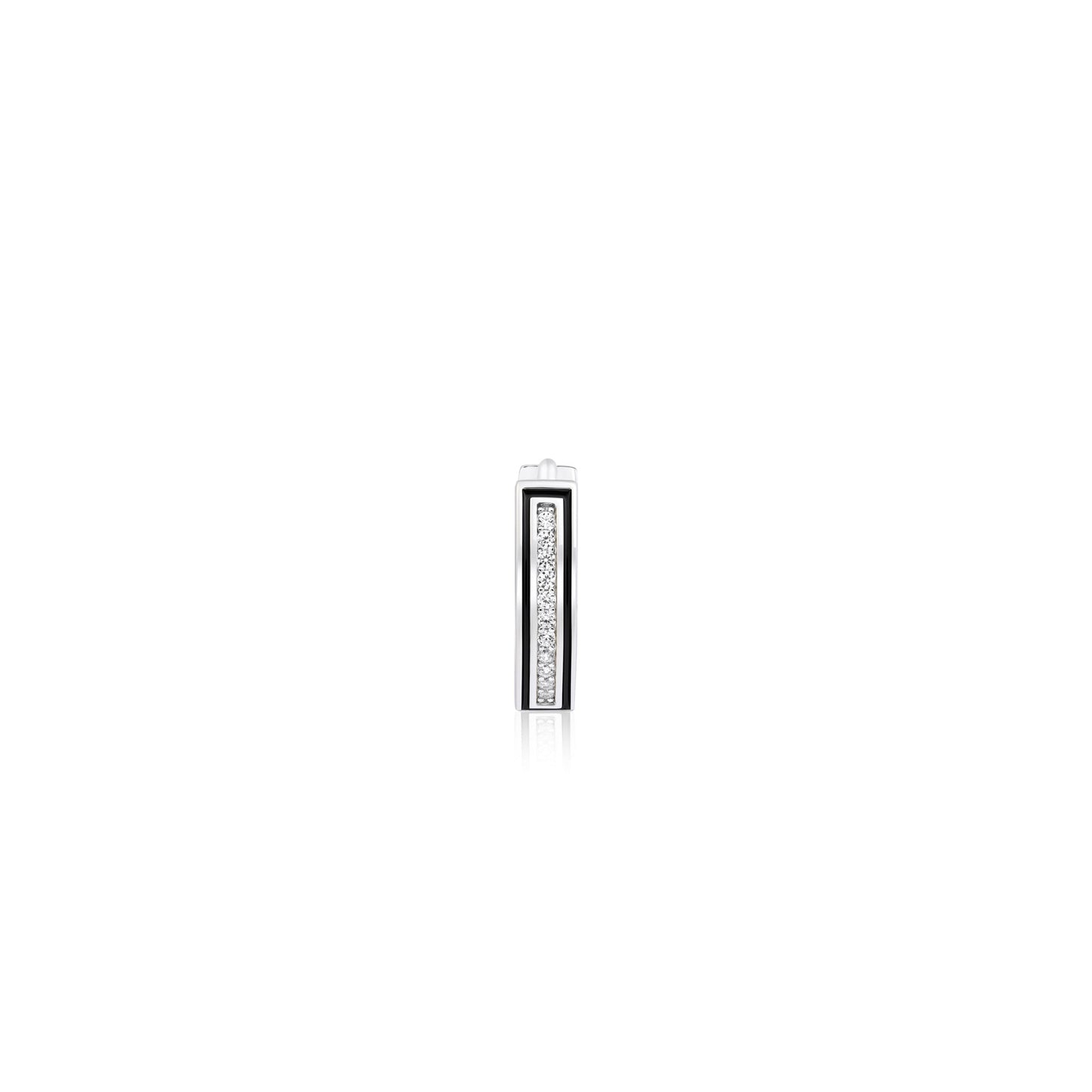 Black Edge Hoops