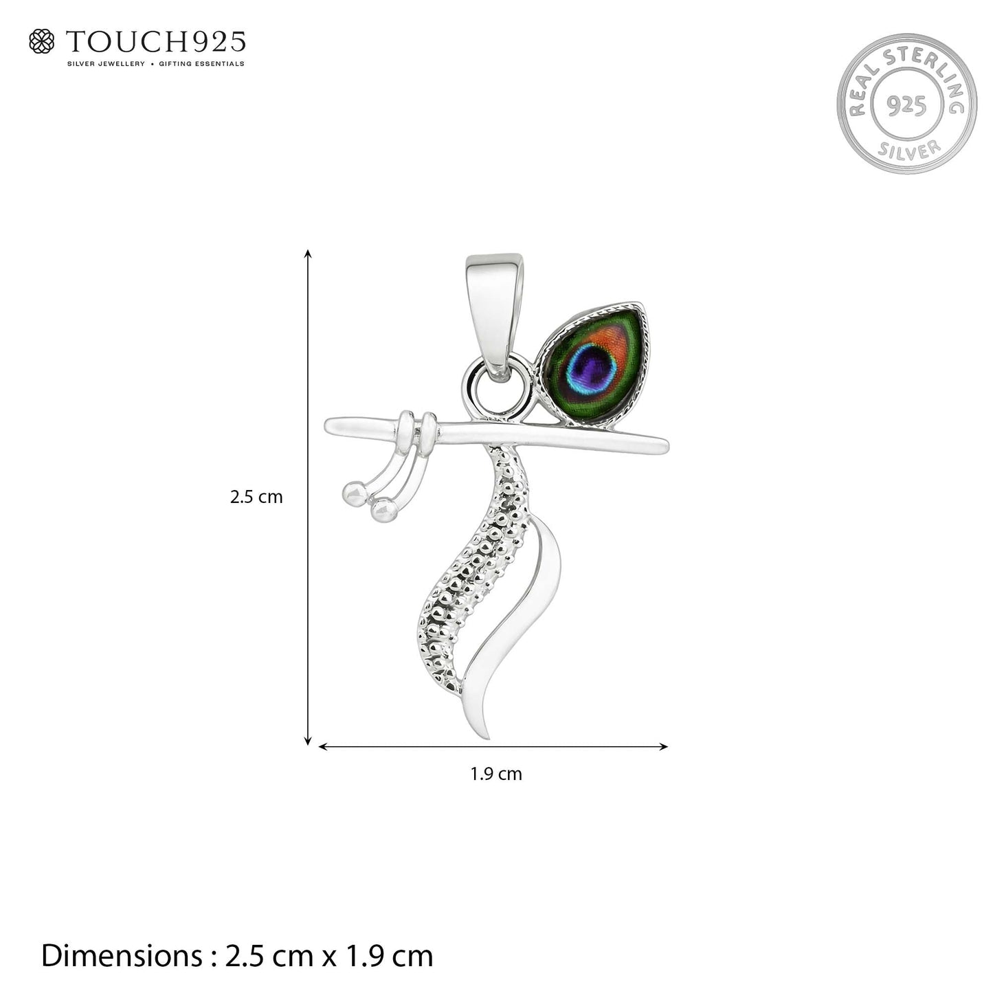 Divine Krishna Flute Pendant