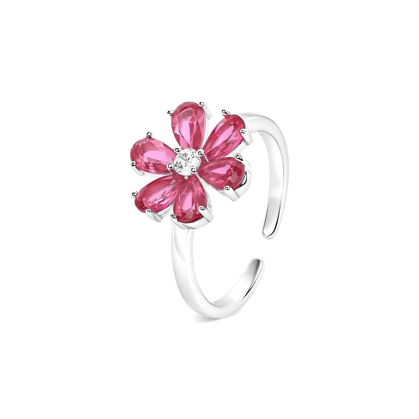 Petaline Silver Toe Ring