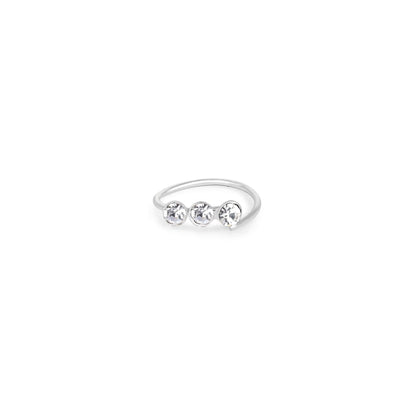 Triple Stone Nose Ring