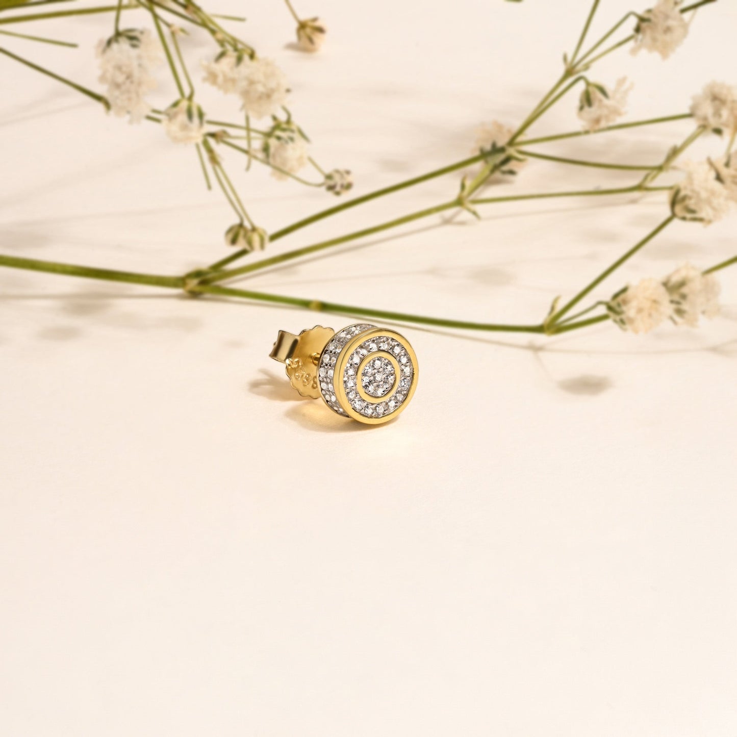Circular Silver Studs