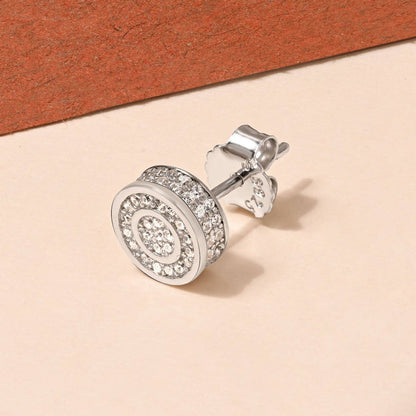 Circular Silver Studs