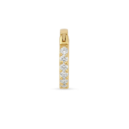 Pavé Huggie Septum Nose Ring