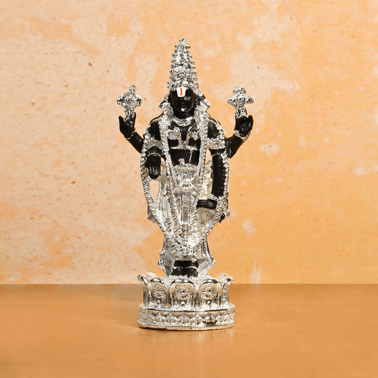 999 Silver Plated Balaji Idol
