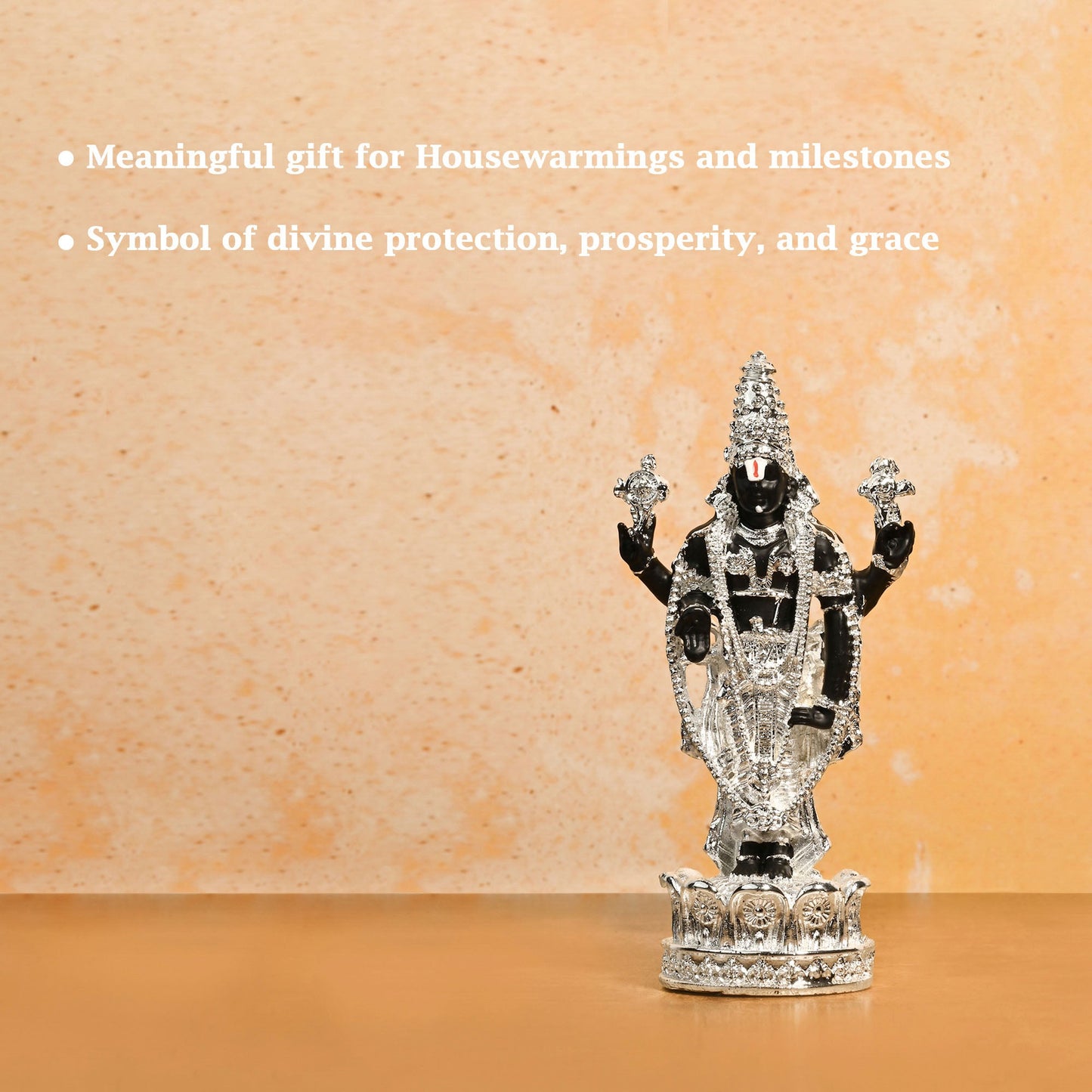 999 Silver Plated Balaji Idol