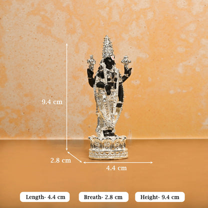 999 Silver Plated Balaji Idol