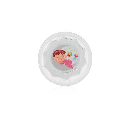 999 Silver Welcome Baby Girl Coin Box
