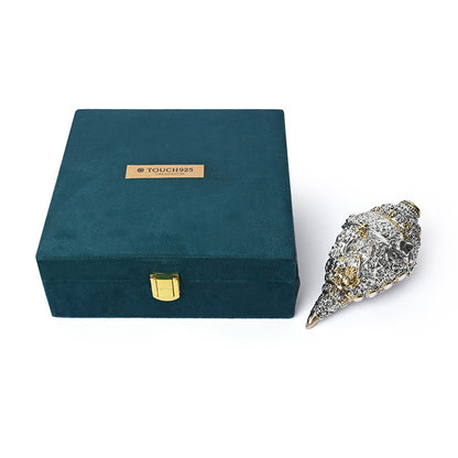 999 Silver Ganesh Shankh Gift Box